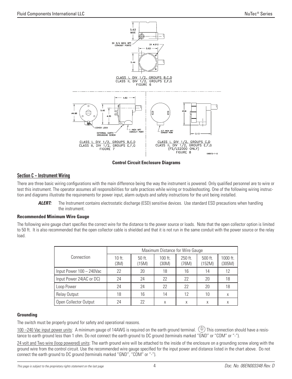 Fluid Components International FS2000L User Manual | Page 4 / 12