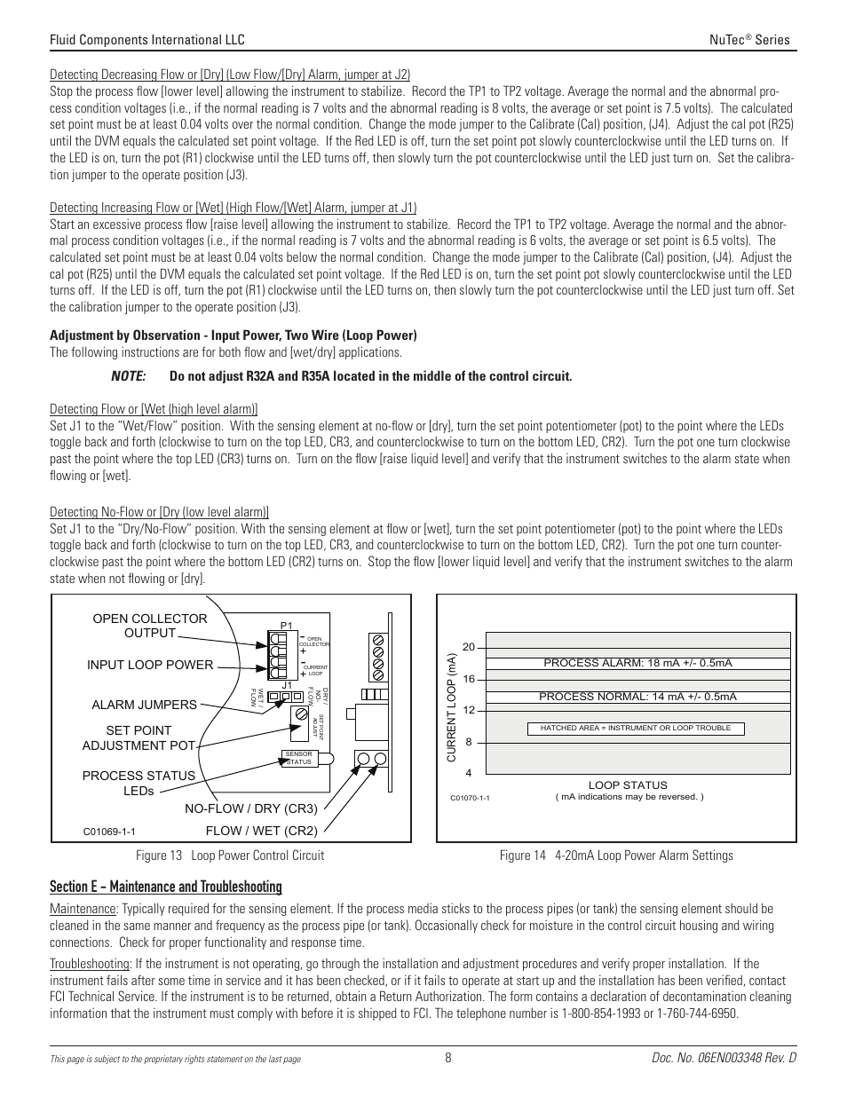 Fluid Components International FS2000L User Manual | Page 8 / 12