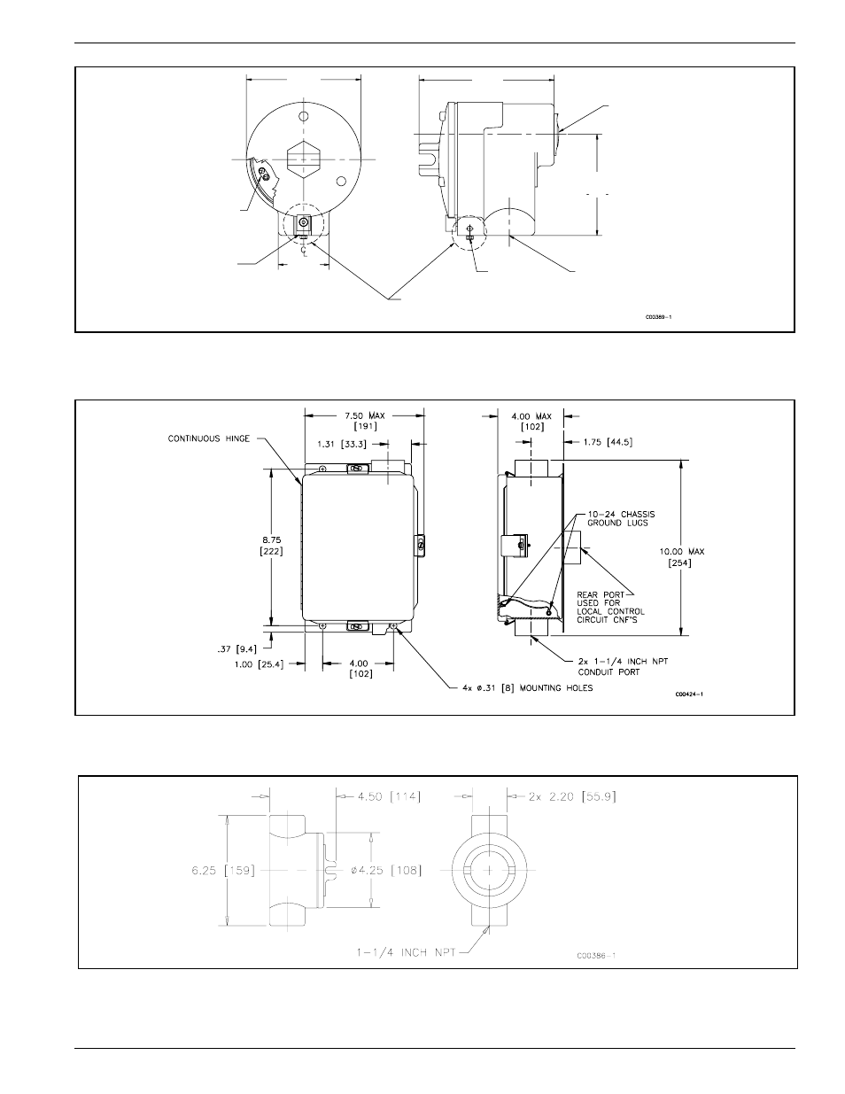 Inches [mm | Fluid Components International RF83 Manual Drawings User Manual | Page 3 / 10