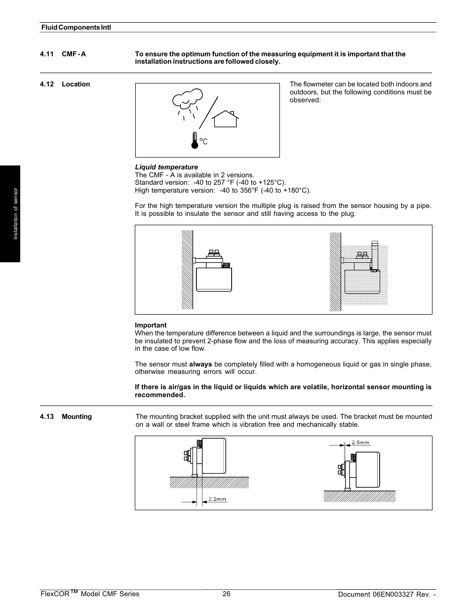 Fluid Components International CMF Series Manual Installation of Flow Element User Manual | Page 5 / 9