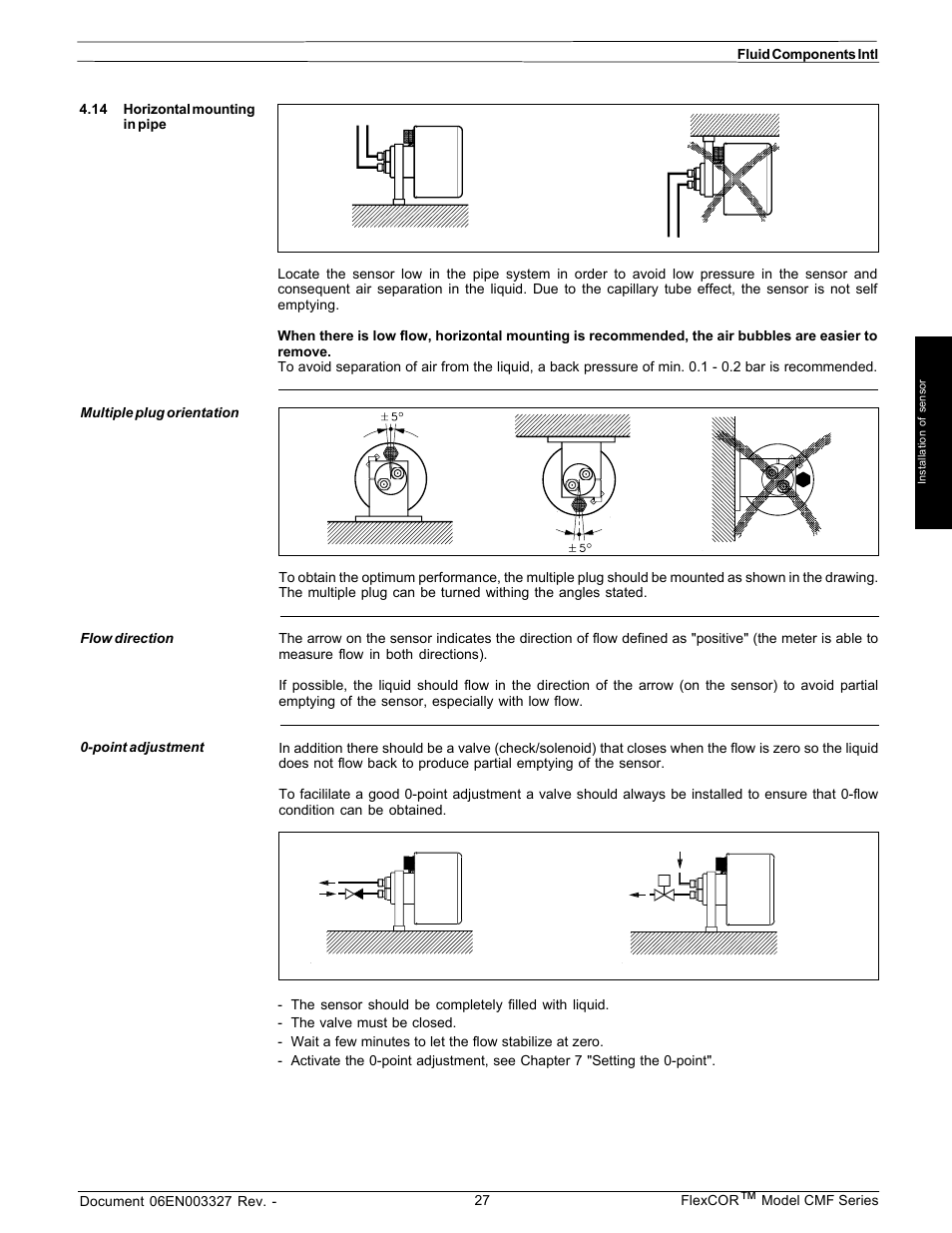 Fluid Components International CMF Series Manual Installation of Flow Element User Manual | Page 6 / 9