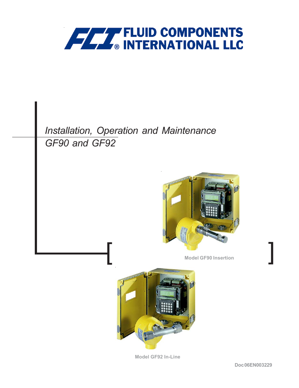 Fluid Components International GF90_GF92 User Manual | 102 pages