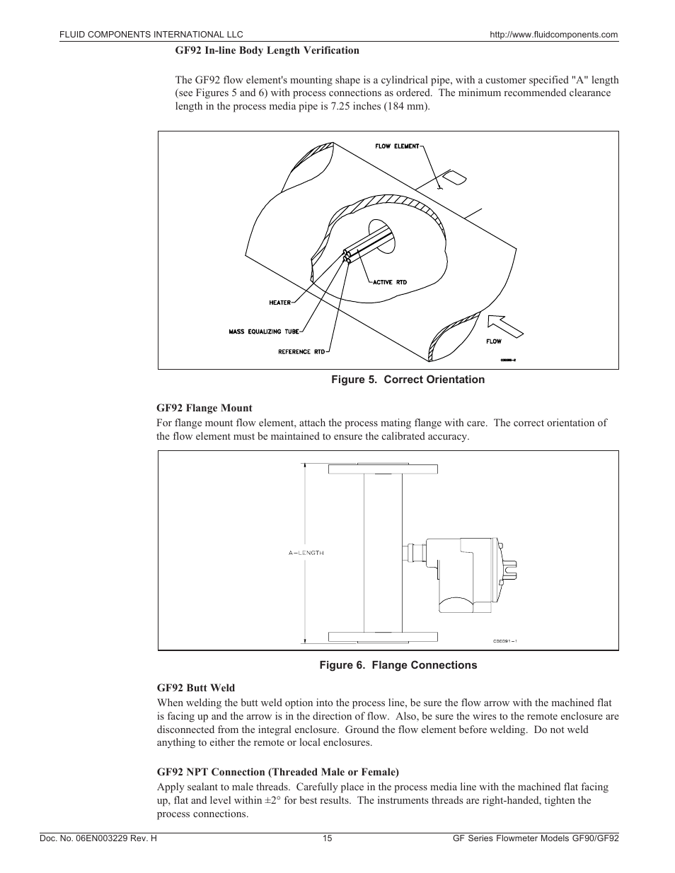 Fluid Components International GF90_GF92 User Manual | Page 19 / 102