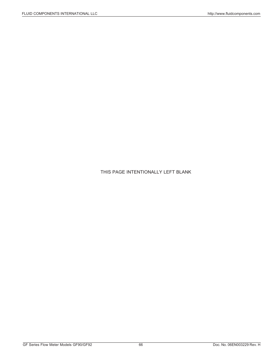 Fluid Components International GF90_GF92 User Manual | Page 70 / 102