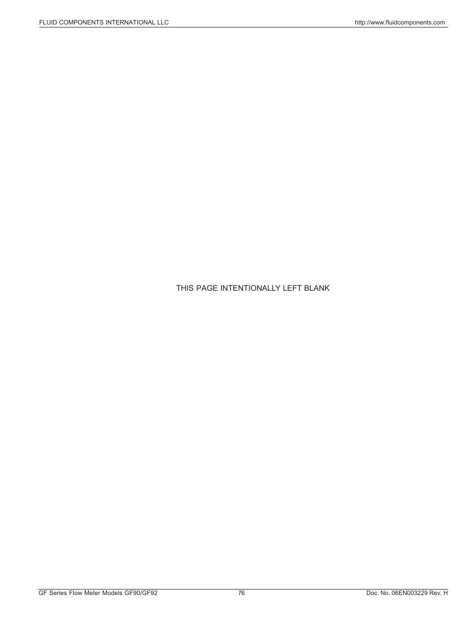 Fluid Components International GF90_GF92 User Manual | Page 80 / 102