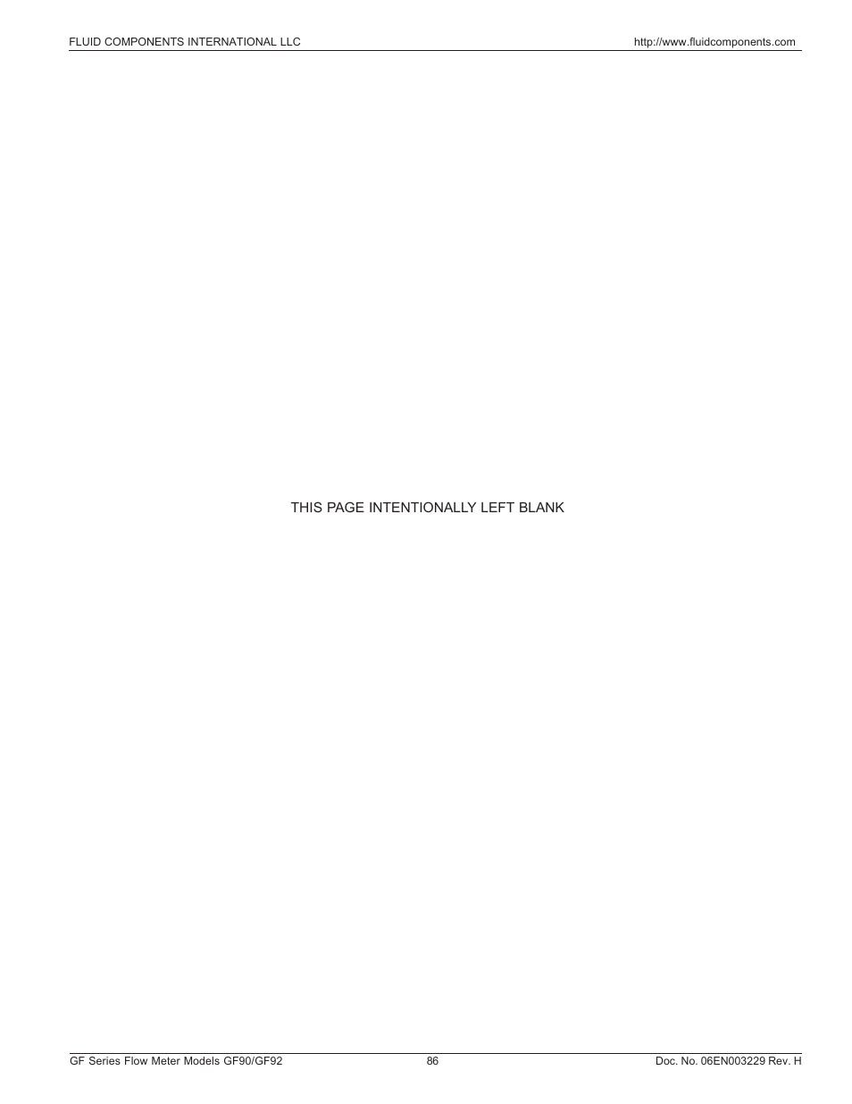 Fluid Components International GF90_GF92 User Manual | Page 90 / 102