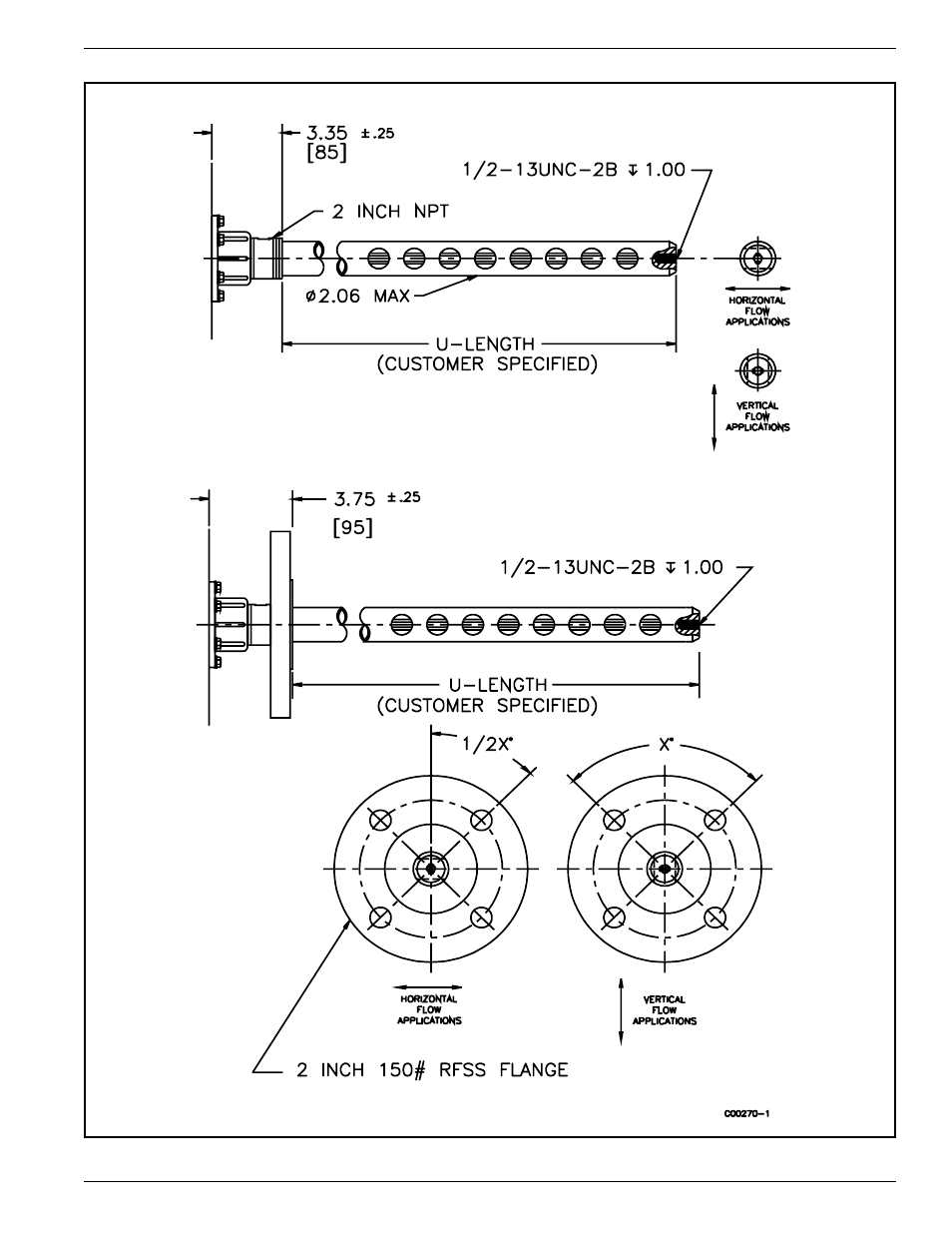 Fluid Components International MT86_MT86HT Manual Drawings User Manual | Page 3 / 4