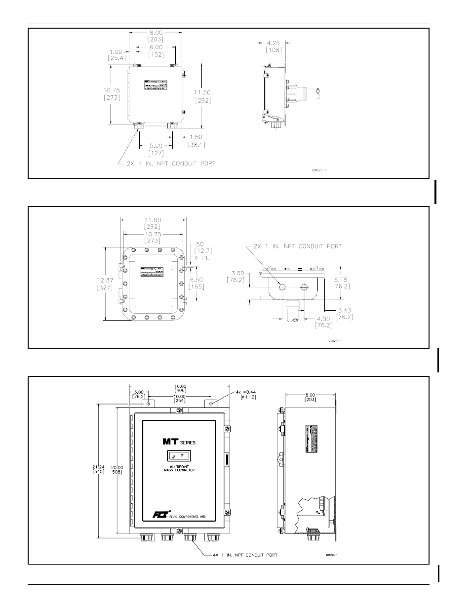 Fluid Components International MT91 Manual Drawings User Manual | Page 2 / 6