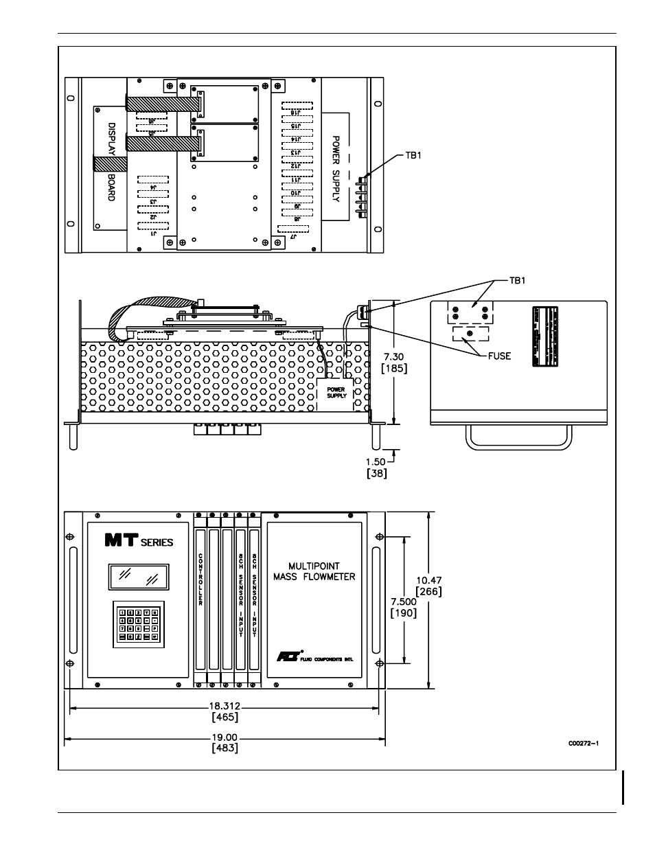 Fluid Components International MT91 Manual Drawings User Manual | Page 3 / 6
