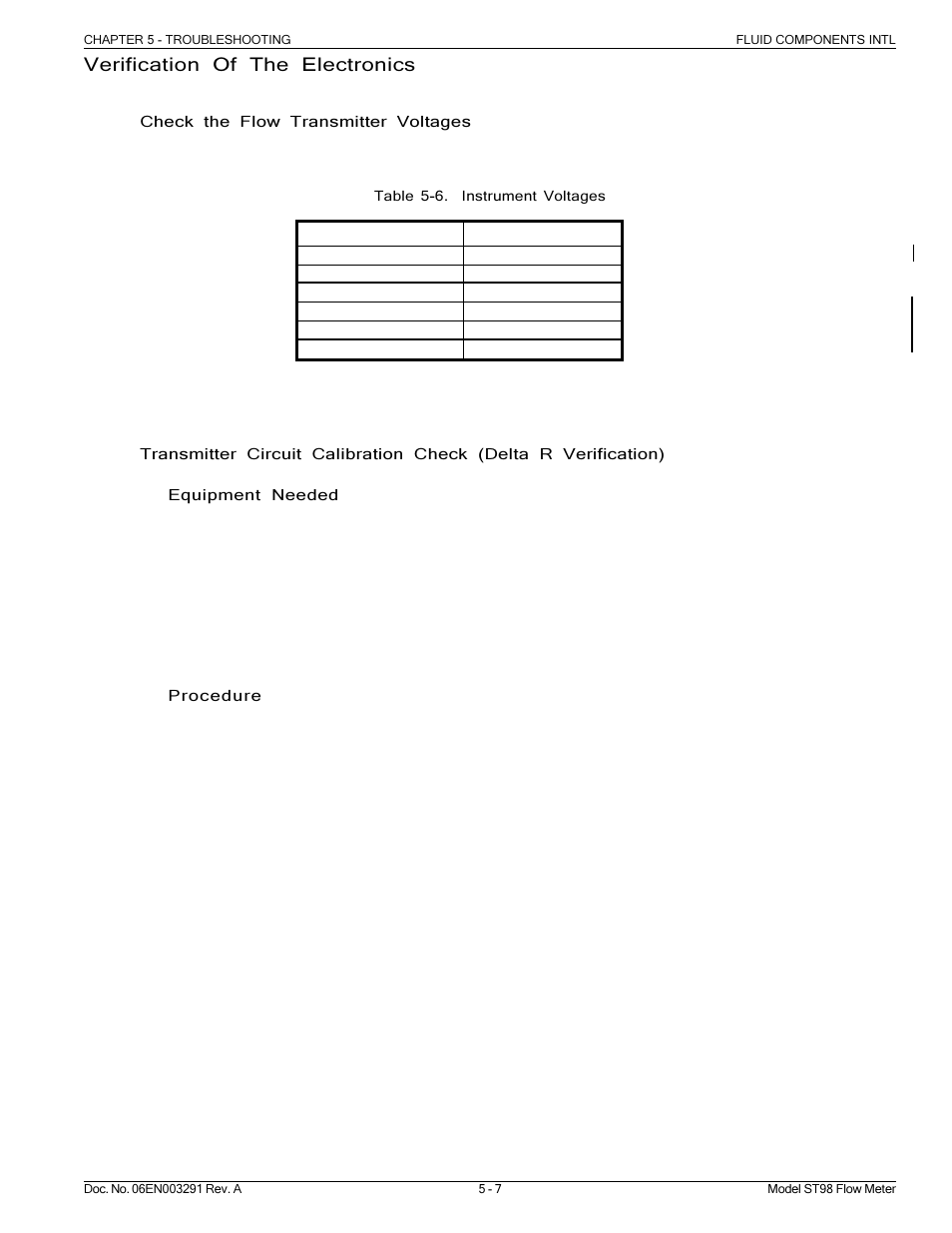 Fluid Components International ST98 Manual Troubleshooting User Manual | Page 7 / 10
