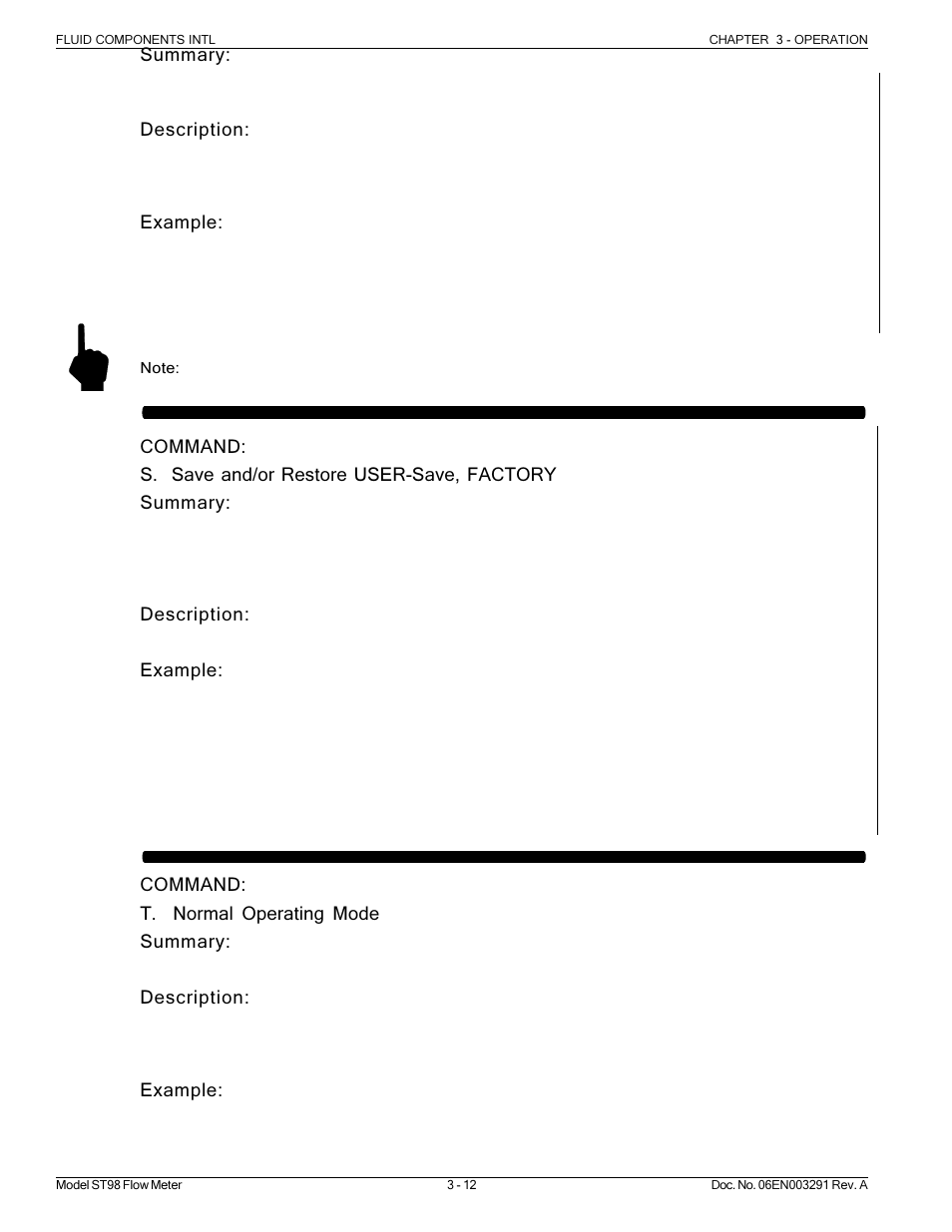 Fluid Components International ST98 Manual Operation User Manual | Page 12 / 16