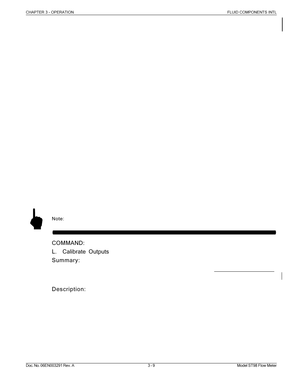 Fluid Components International ST98 Manual Operation User Manual | Page 9 / 16