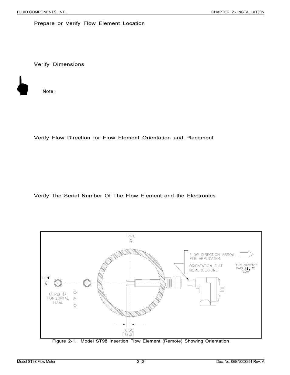 Fluid Components International ST98 Manual Installation User Manual | Page 2 / 10