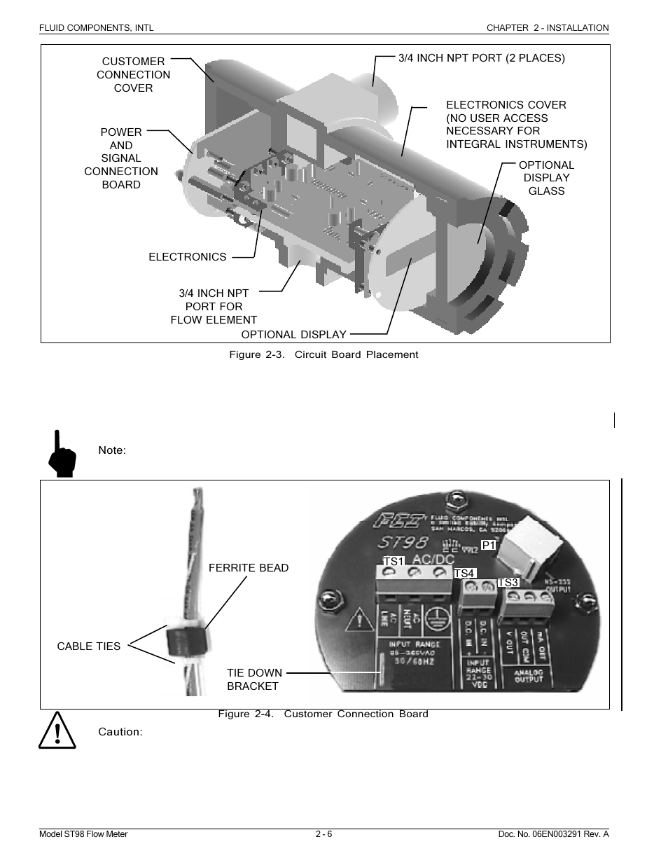 Fluid Components International ST98 Manual Installation User Manual | Page 6 / 10