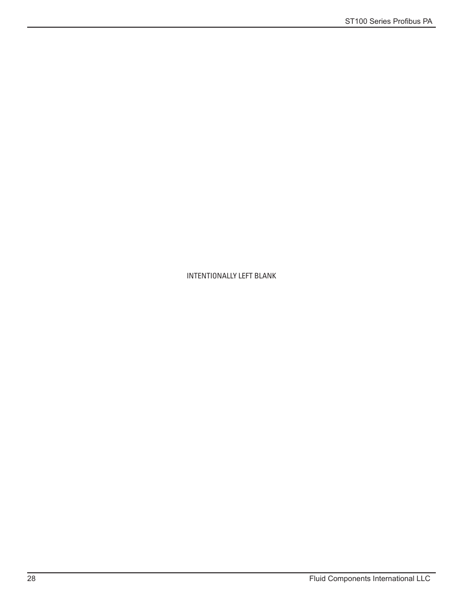 Fluid Components International ST100 Series PROFIBUS PA User Manual | Page 32 / 36