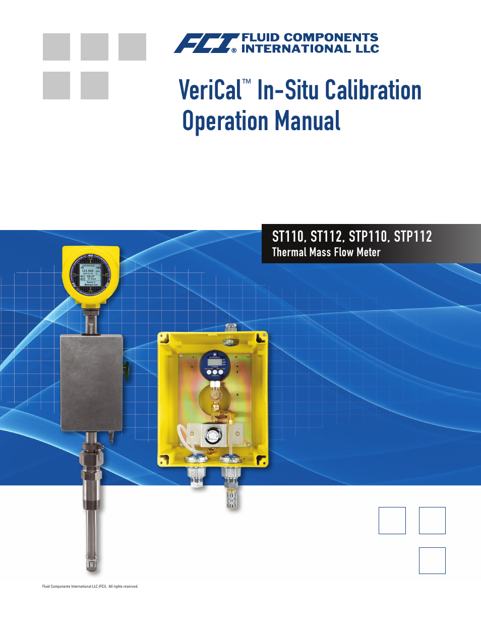Fluid Components International ST110_ST112_STP110_STP112 VeriCal User Manual | 12 pages