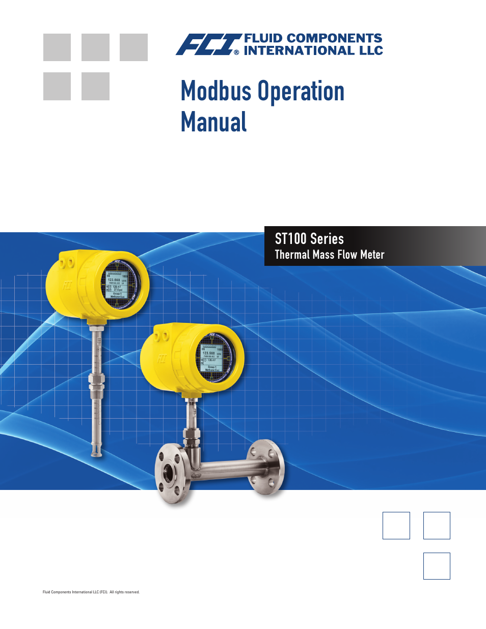 Fluid Components International ST100 Series Modbus User Manual | 16 pages