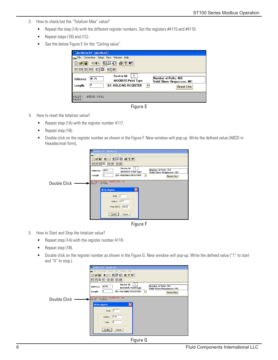 Fluid Components International ST100 Series Modbus User Manual | Page 10 / 16