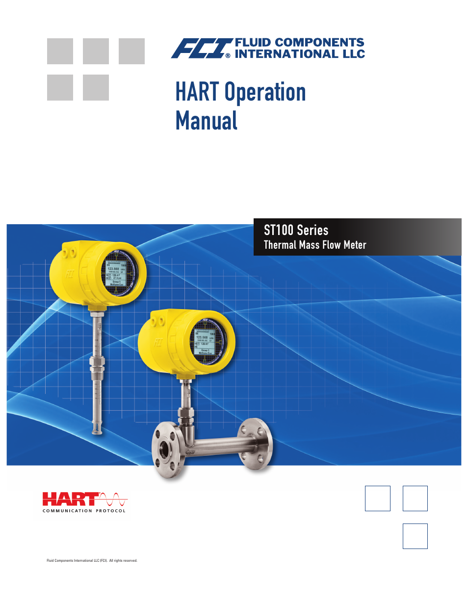Fluid Components International ST100 Series HART User Manual | 28 pages