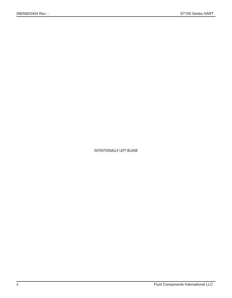 Fluid Components International ST100 Series HART User Manual | Page 4 / 28