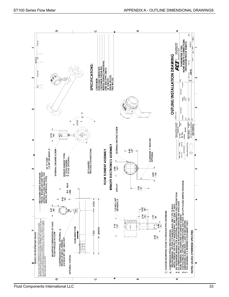 Fluid Components International ST100 Series User Manual | Page 37 / 64