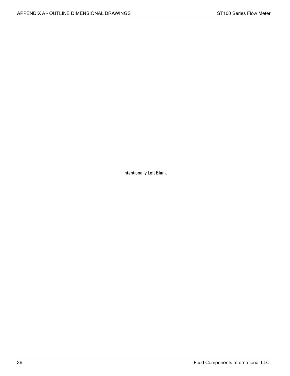 Fluid Components International ST100 Series User Manual | Page 40 / 64
