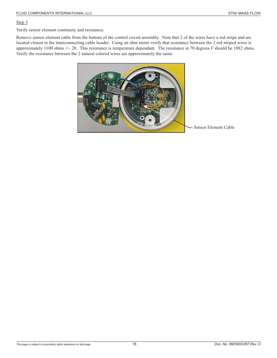 Fluid Components International ST50 User Manual | Page 18 / 36
