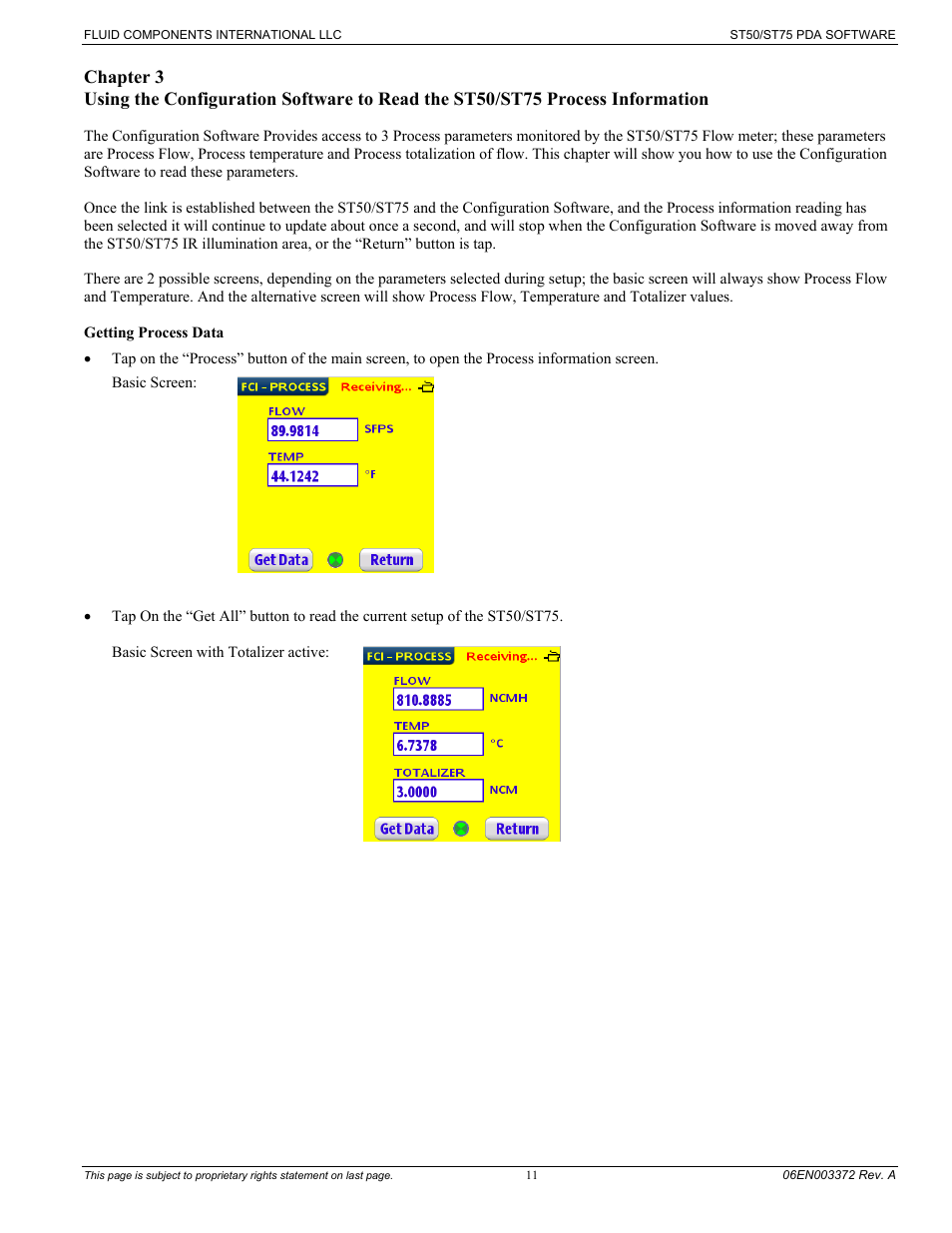 Fluid Components International ST75 PDA Software User Manual | Page 13 / 24