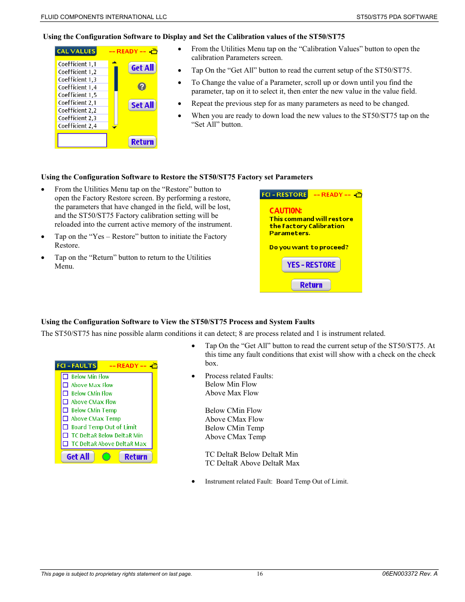 Fluid Components International ST75 PDA Software User Manual | Page 18 / 24