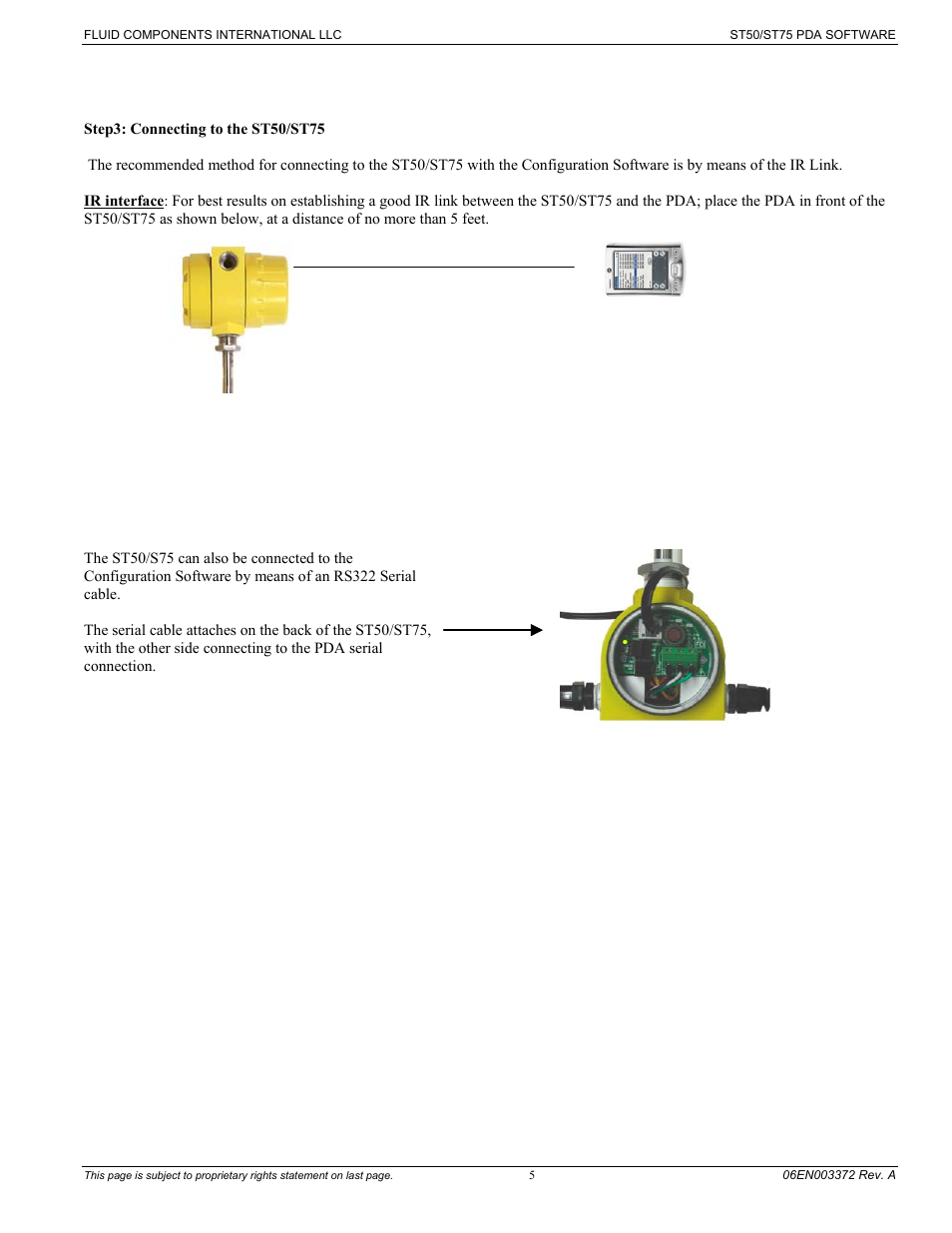 Fluid Components International ST75 PDA Software User Manual | Page 7 / 24