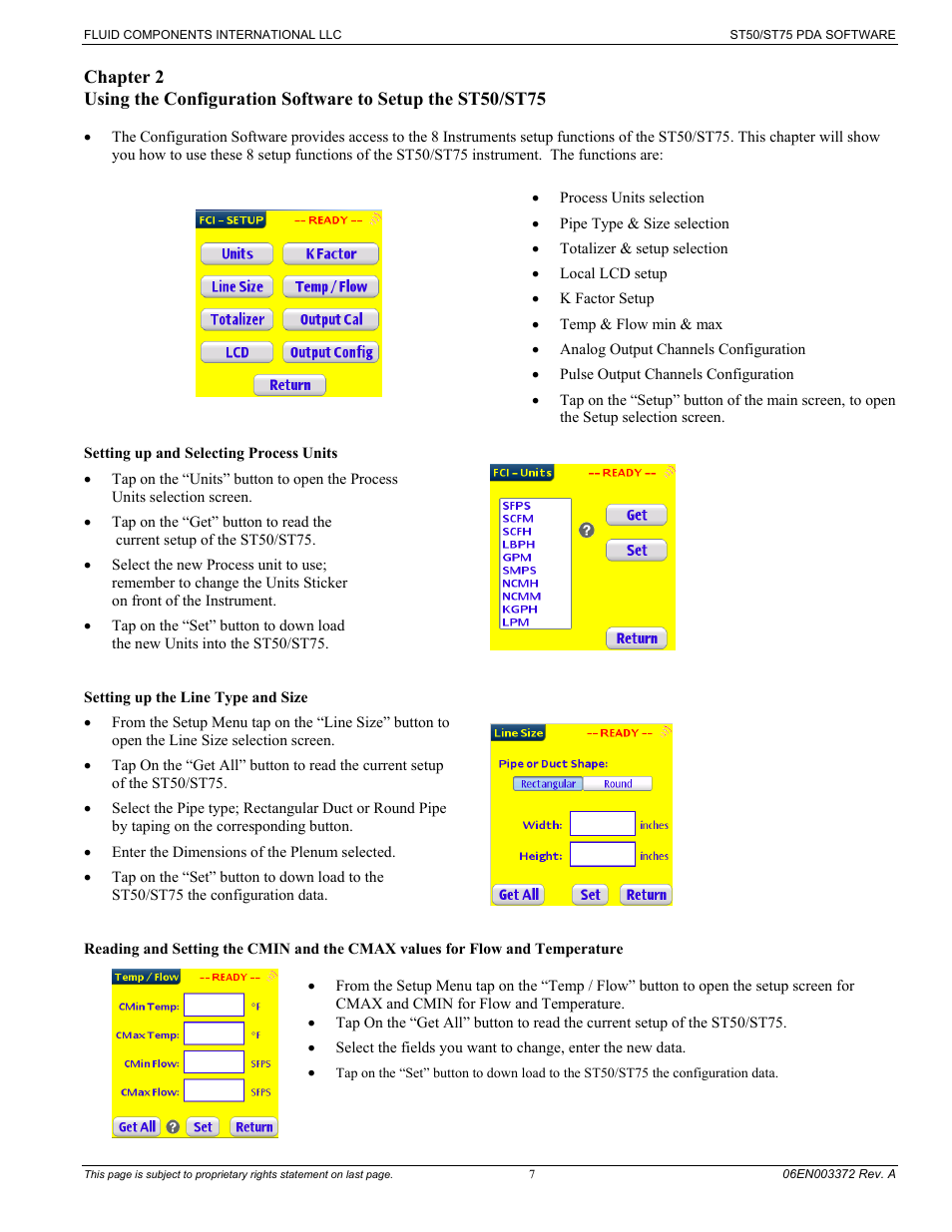 Fluid Components International ST75 PDA Software User Manual | Page 9 / 24