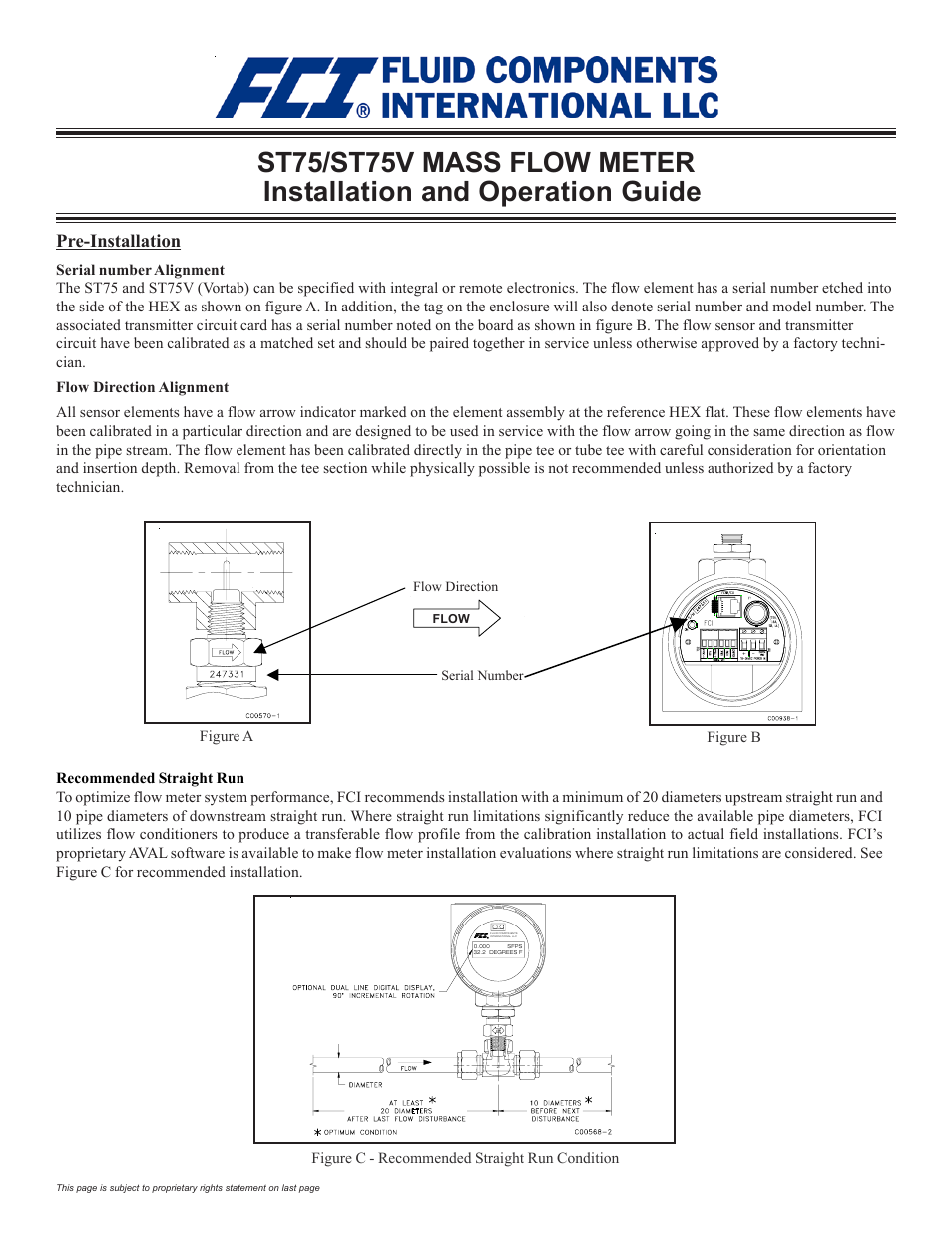 Fluid Components International ST75_ST75V User Manual | 40 pages