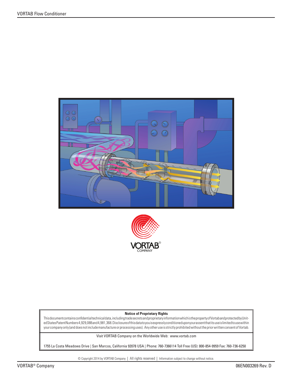 Fluid Components International VORTAB User Manual | Page 20 / 20