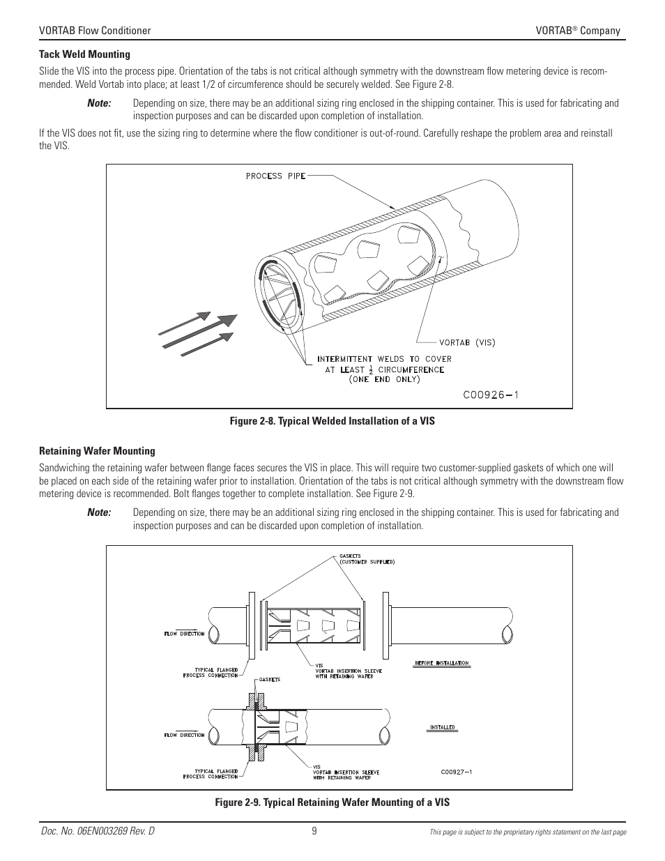 Fluid Components International VORTAB User Manual | Page 9 / 20