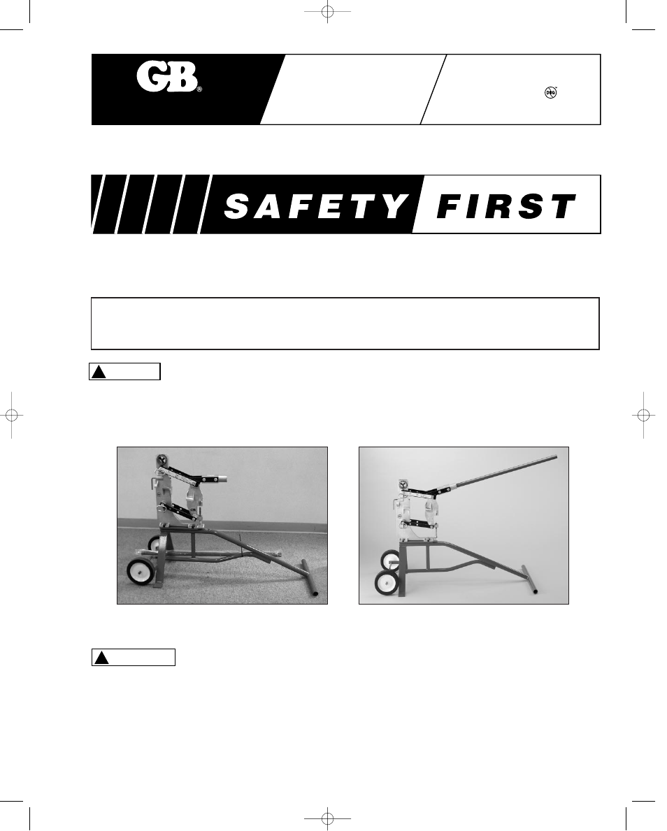 Gardner Bender BOS(A)57 No-Dog Offset Bender User Manual | 4 pages