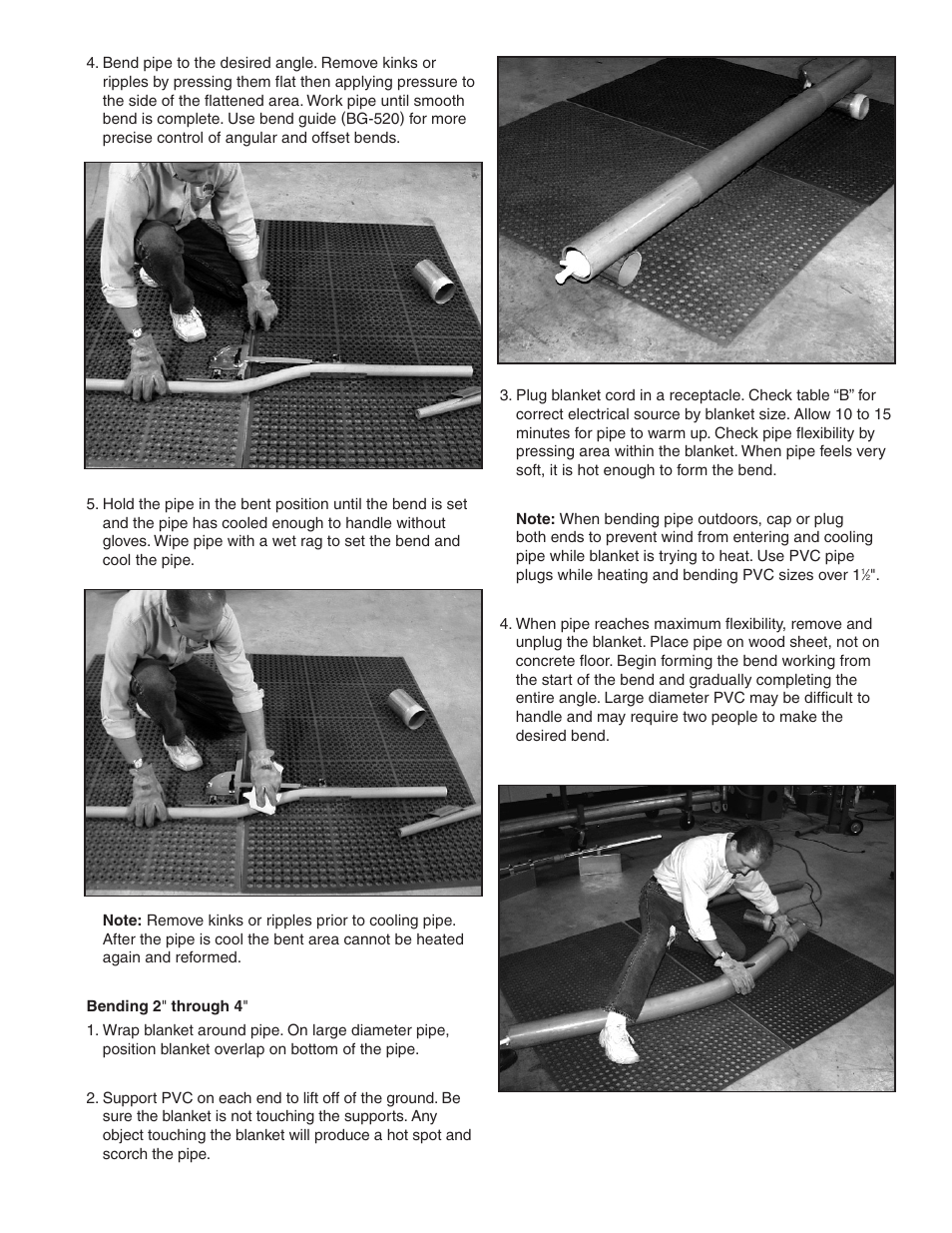 Gardner Bender BB3040 PVC Bender Blankets User Manual | Page 3 / 4