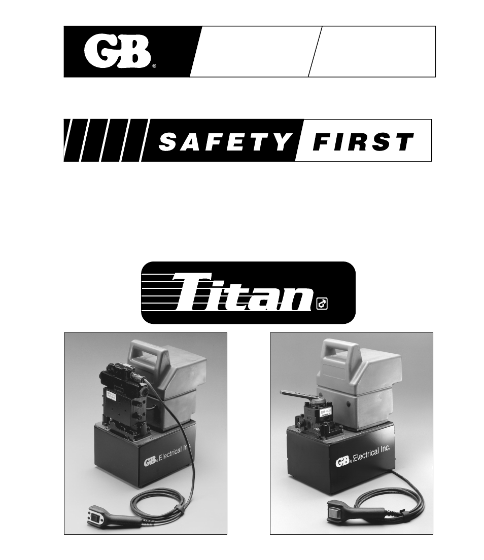 Gardner Bender 1 1_8 HP Titan Pumps User Manual | 8 pages