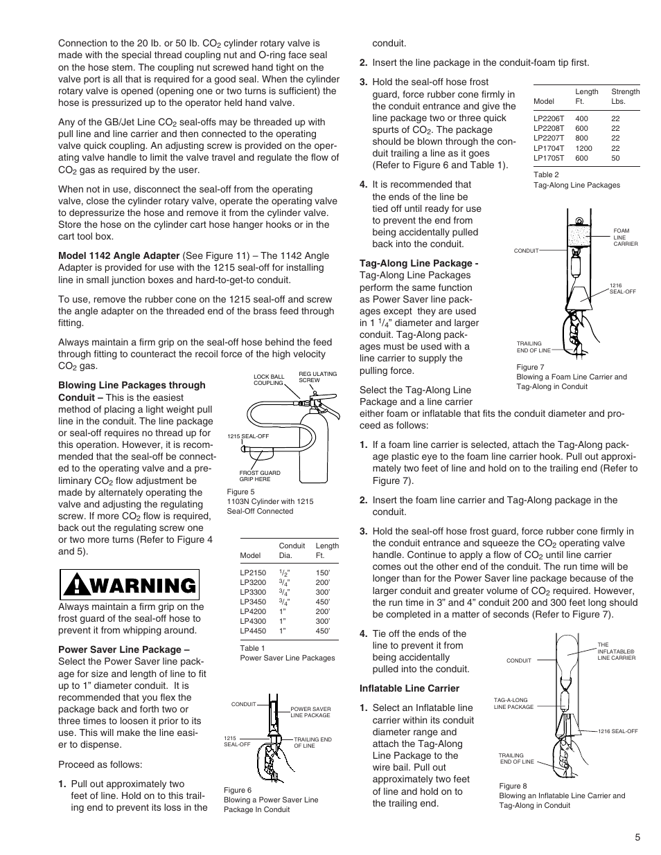 Gardner Bender CO2 CONDUIT FISHING SYSTEMS User Manual | Page 5 / 8
