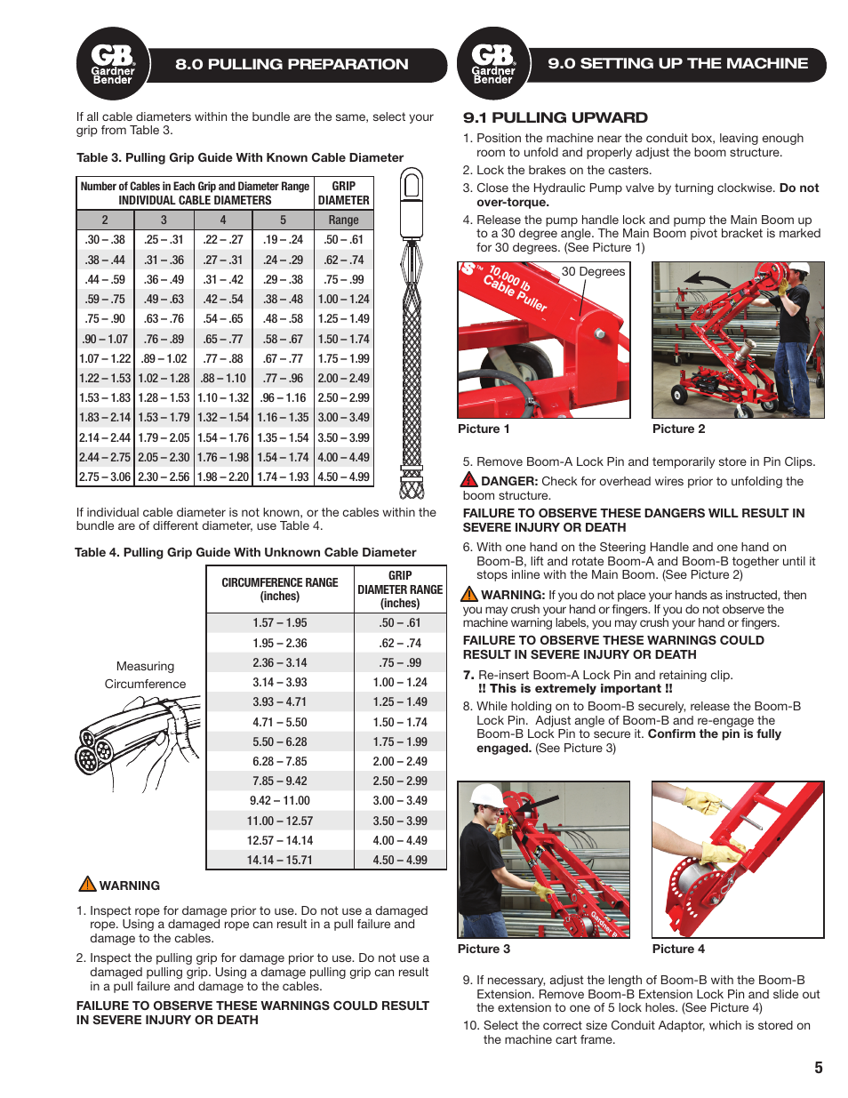 Gardner Bender CP10K Cable Puller User Manual | Page 5 / 8
