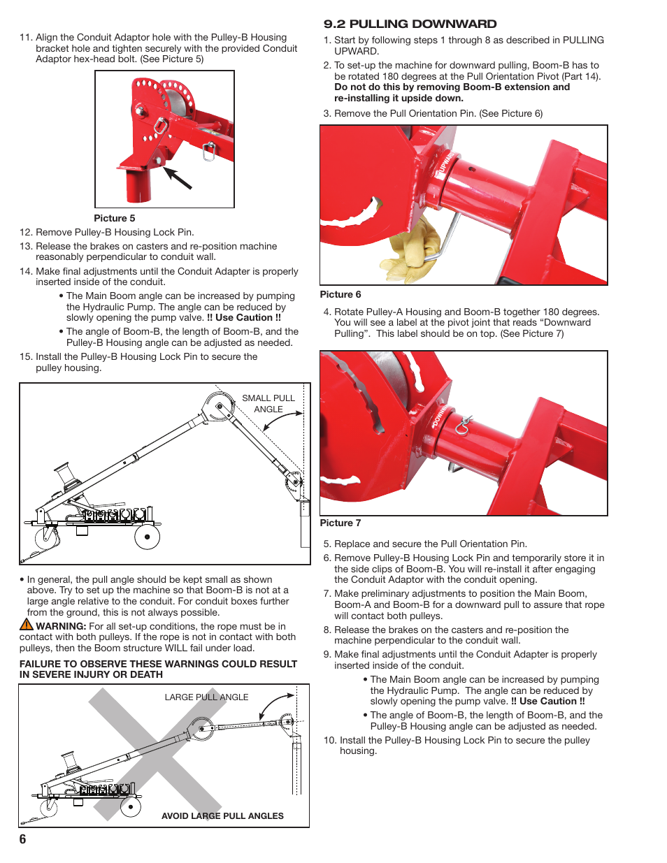 Gardner Bender CP10K Cable Puller User Manual | Page 6 / 8