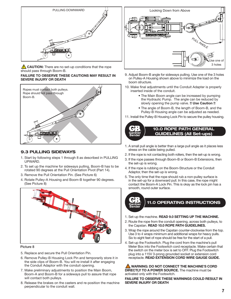 Gardner Bender CP10K Cable Puller User Manual | Page 7 / 8