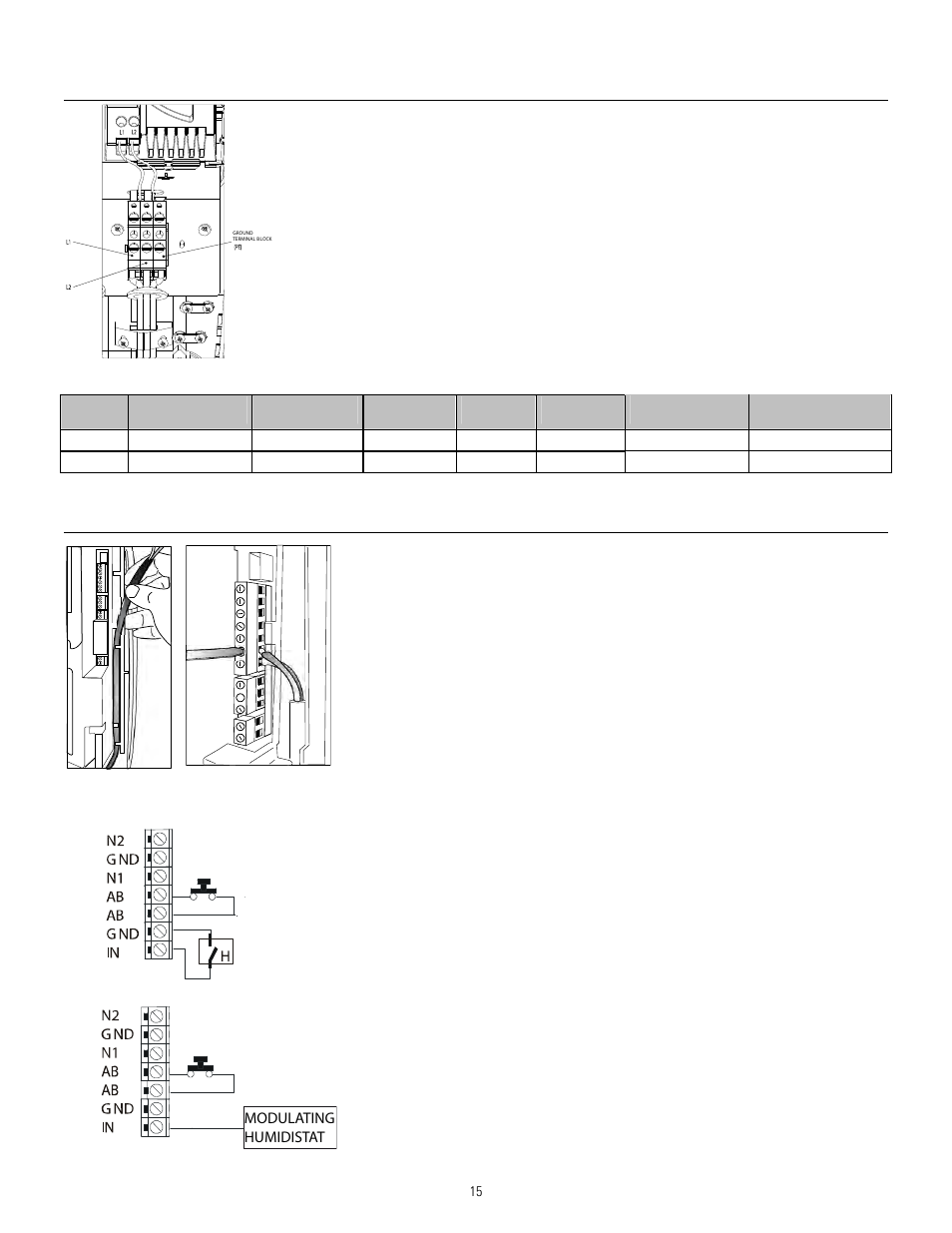 5 power wiring, 6 control wiring | GeneralAire DS50 LC Elite Steam User Manual | Page 15 / 28