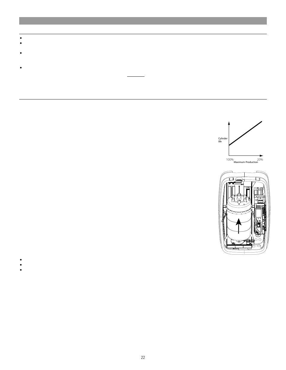 Maintenance, 1 periodic checks, 2 cylinder maintenance | GeneralAire DS50 LC Elite Steam User Manual | Page 22 / 28