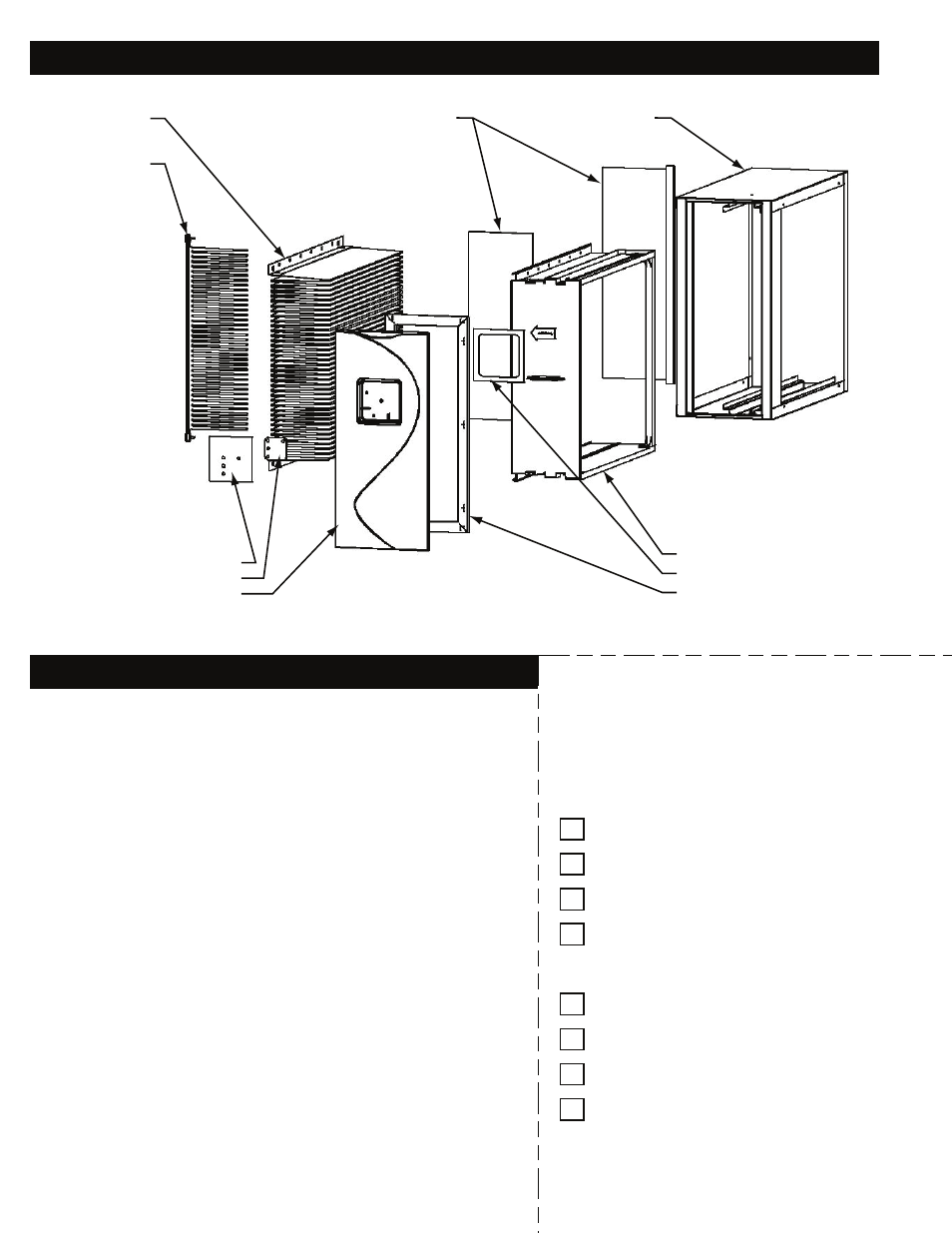 Parts list pressure drop schedule | GeneralAire AC24 User Manual | Page 3 / 4