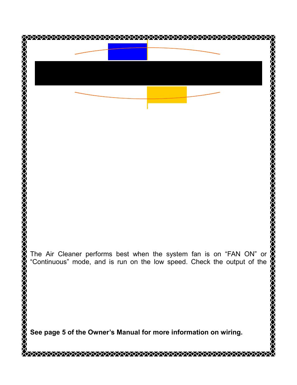 Attention installer | GeneralAire GA50A20 User Manual | Page 16 / 16