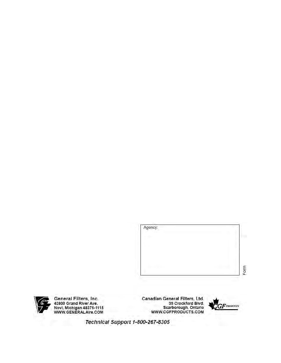Electronic air cleaner limited five year warranty | GeneralAire GA52F32 User Manual | Page 11 / 12