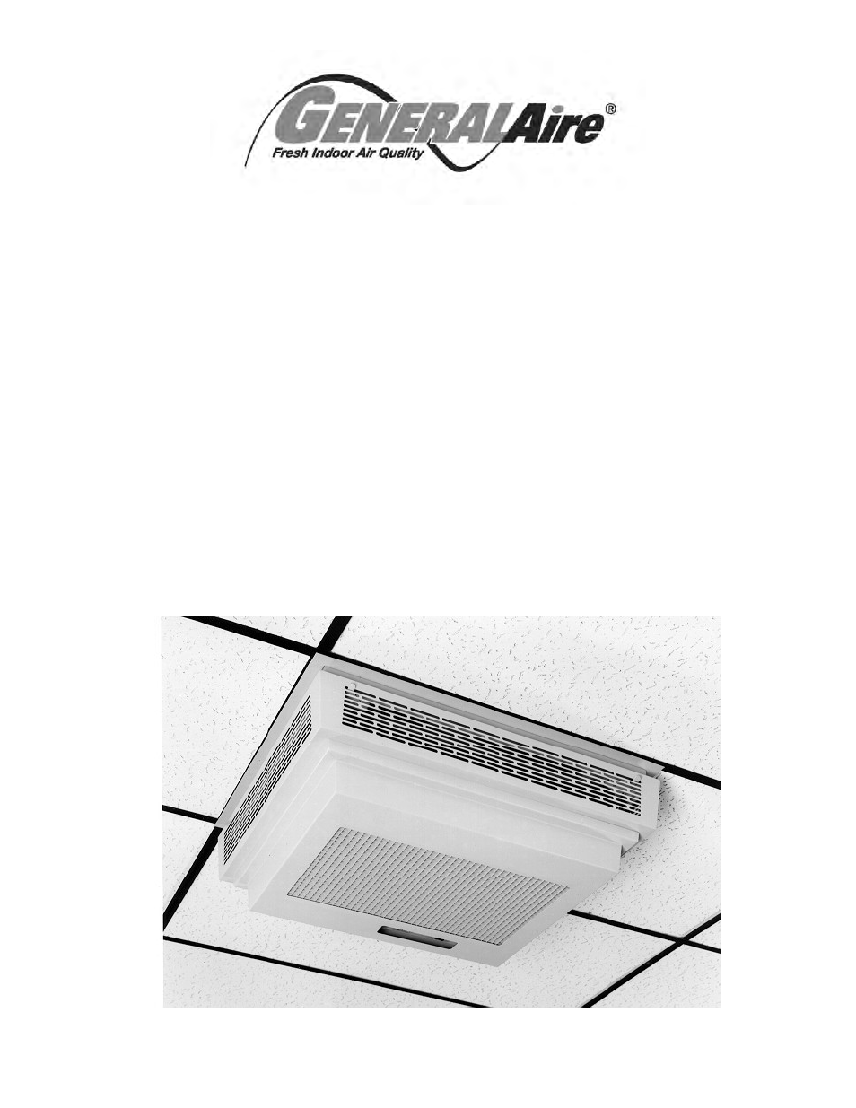 GeneralAire SSCB-7 SERIES User Manual | 12 pages