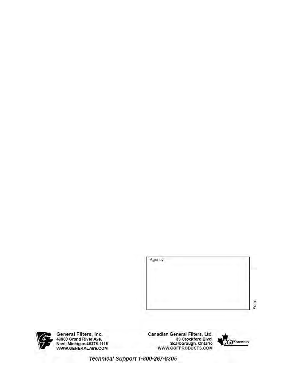 GeneralAire SSCB-15 SERIES User Manual | Page 12 / 12
