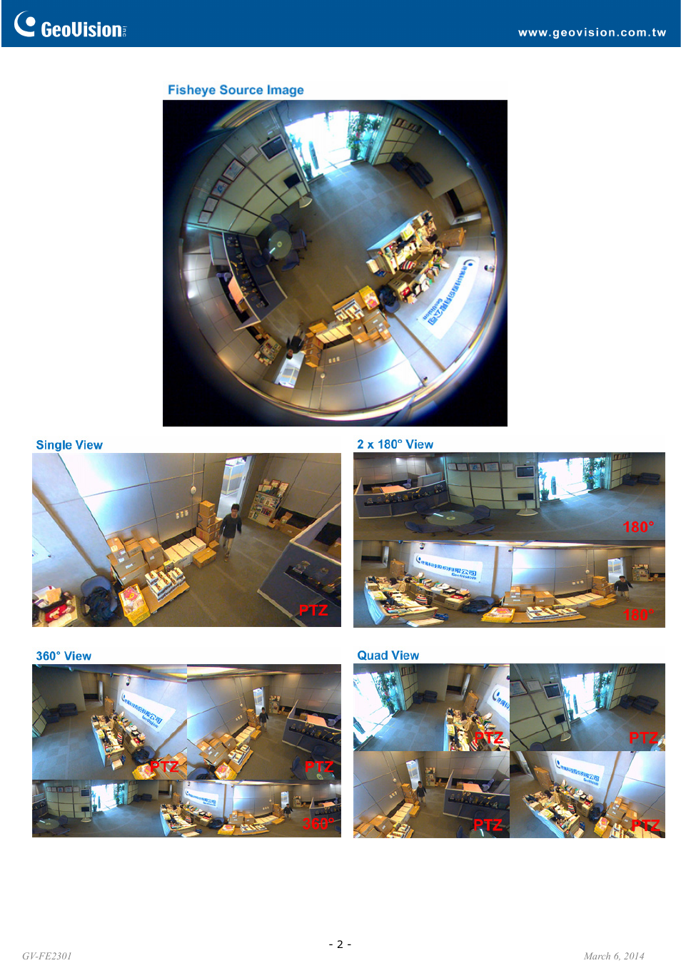 GeoVision FE2301 User Manual | Page 2 / 7