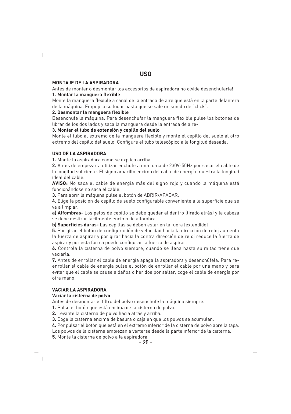 SINBO SVC 3459 User Manual | Page 26 / 51